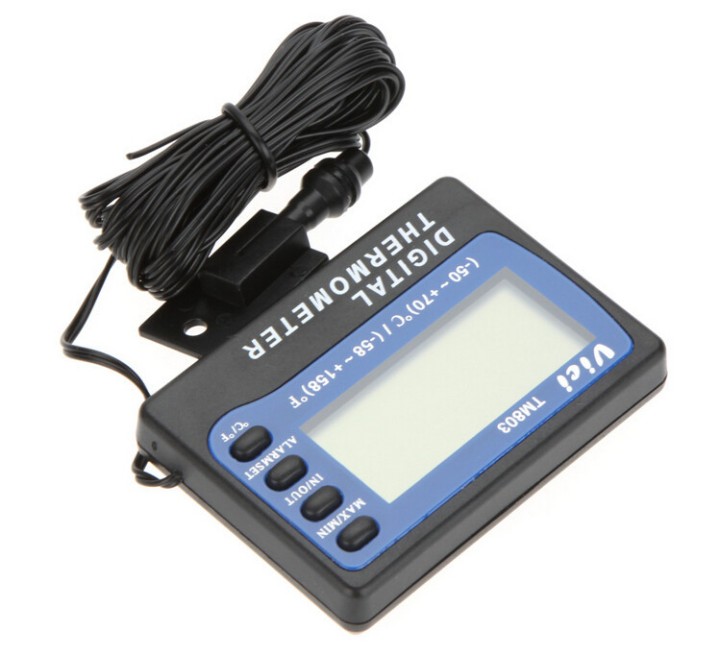 TM803 Fridge Refrigerator Freezer Digital Alarm Thermometer Temperature Meters Digital in out thermometer wiysond - 1