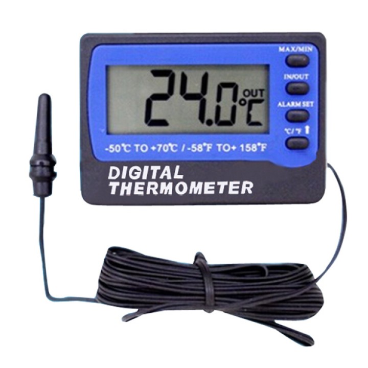 TM803 Fridge Refrigerator Freezer Digital Alarm Thermometer Temperature Meters Digital in out thermometer wiysond - 9
