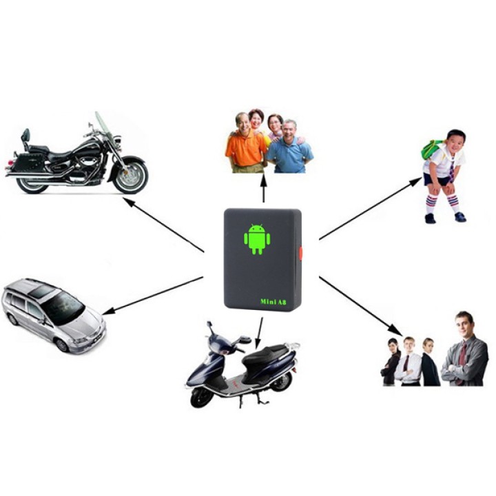 Tiempo real Tracker GPS 43.2 * 32 * 13.6 mm Herramienta Global GSM / GPRS / GPS de seguimiento para los niños / animal / del coc