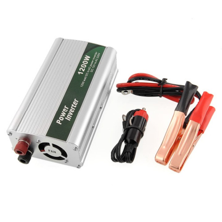 1200w watt DC 12V a 220V AC trasformatore convertitore di potere caricabatterie per auto portatile Inverter jr international - 4