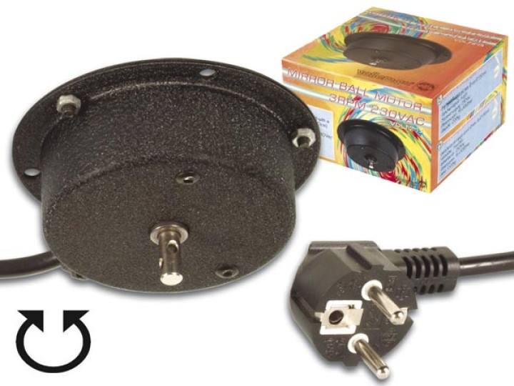Motor fur spiegelkugel (maxi 3kg) b20 b30 elektrischer motor fur spiegelkugel motor fur discokugel motor fur disco spiegelkugel 