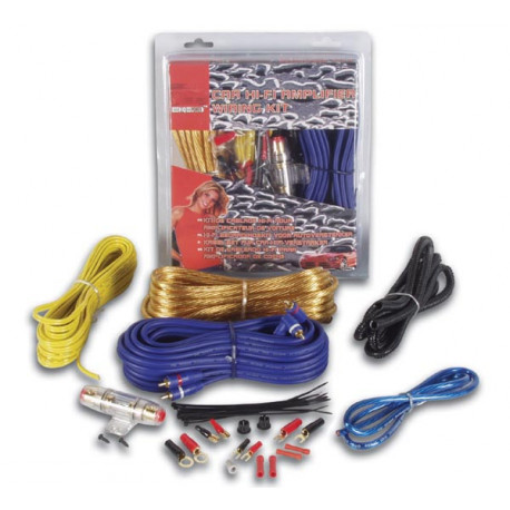 Stereo wiring kit for car amplifier chaset1 velleman - 1