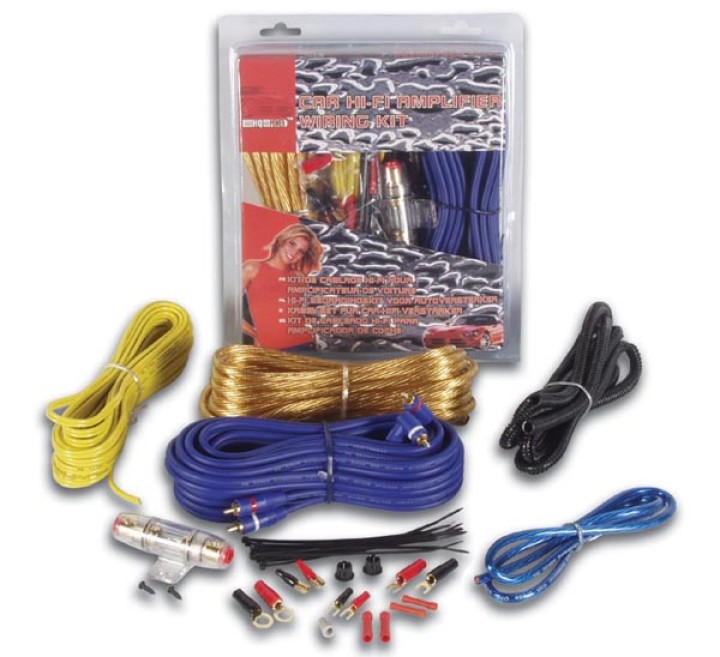 Kit di collegamento stereo per auto amplificatore chaset1 velleman - 1