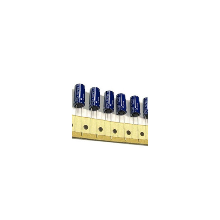 Radial condensador química 220 uf mf 100v 105 ° C no cdr105100v220mf7 7.62 cen - 1
