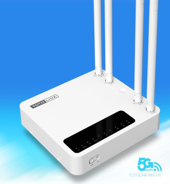 WiFi Router ToToLink N601RT 600Mbps Wireless 2.4GHz 5GHz Wi-Fi ripetitore Roteador 4 Antenne 4dBi WiFi Extender INGLESE FIRMWARE