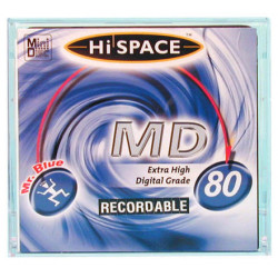 Minidisco registrabile 80 min registrazione su mini disk jr international - 1