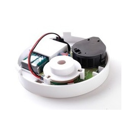 Rivelatore fumo elettronico 9vcc + buzzer (lx98) detettore allarme elettronico incendio autonomo lexibooka - 1