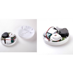 Rivelatore fumo elettronico 9vcc + buzzer (lx98) detettore allarme elettronico incendio autonomo lexibooka - 6