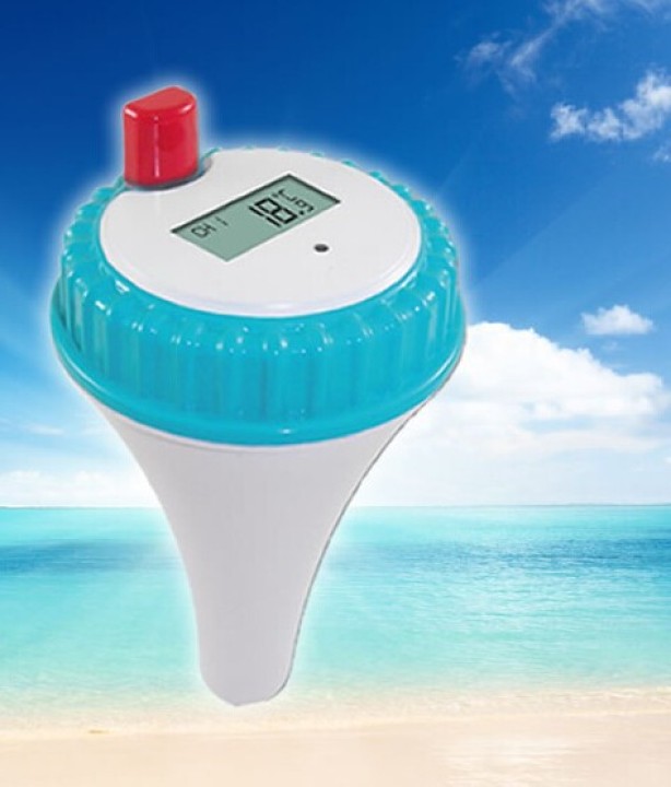 Le misure di temperatura del termometro del tester senza fili per l'acqua dello stagno jr international - 9
