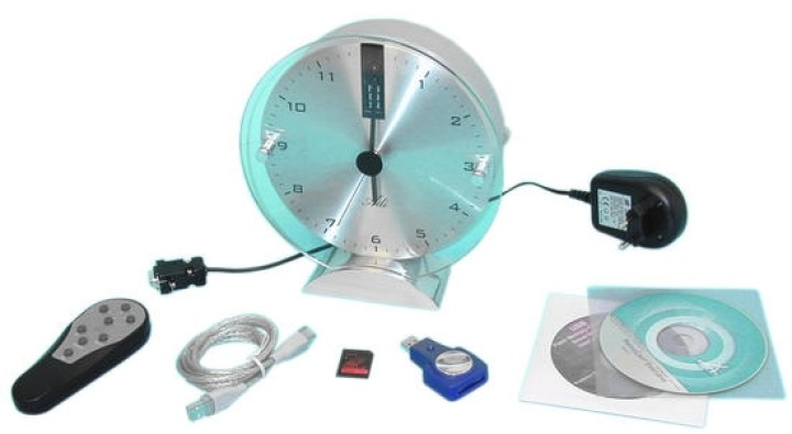 Rilevatore di infrarossi per registratore digitale con orologio EHPAD per videosorveglianza discreta active media concept - 1