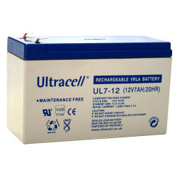 Batteria ricaricabile 12v 6.5a 6.5 ah 7a 7ah accu piombo gel solare accumulatore impermeabile 12v7.2 ultracell - 3
