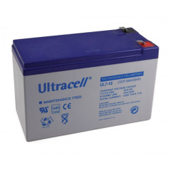 Batteria ricaricabile 12v 6.5a 6.5 ah 7a 7ah accu piombo gel solare accumulatore impermeabile 12v7.2 ultracell - 2