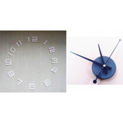 Lot 12 digits + 5x4.5cm wall clock assembly has same mechanism Quartz jr international - 1