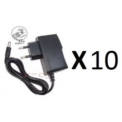 10 Power adapter 110v 220v 12v 1a to 5.5x 2.1mm jack converter power supply ansmann - 1