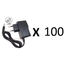 100 Adaptador de corriente 110v 220v 12v 1a a 5,5 x 2,1 mm enchufe hembra convertidor jr international - 1