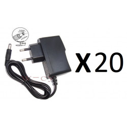 20 Power adapter 110v 220v 12v 1a to 5.5x 2.1mm jack converter power supply jr international - 1