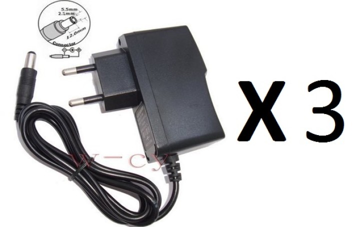 3 Netzteil 110v 220v 12v 1a bis 5.5x 2.1mm buchse konverter netzteil jr international - 1