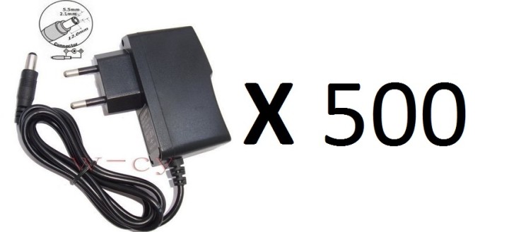 500 Netzteil 110v 220v 12v 1a bis 5.5x 2.1mm buchse konverter netzteil jr international - 1