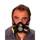 Gas mask for chemical risks nose + mouth filter gas mask gas safety virus flu china