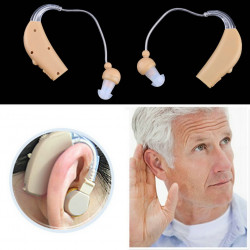 Rechargeable Hearing Aids Sound Voice Amplifier Behind The Ear EU Plug jr  international - 11