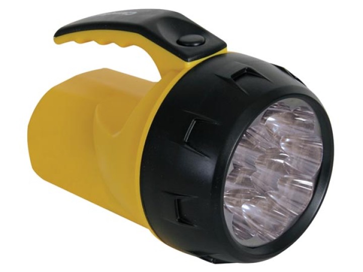 POTENTE LINTERNA LED 9 LED 4 x R6 BATERÍA velleman - 2