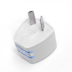 Travel power adapter with earth to go in china and australia new zealand us-tronic - 1
