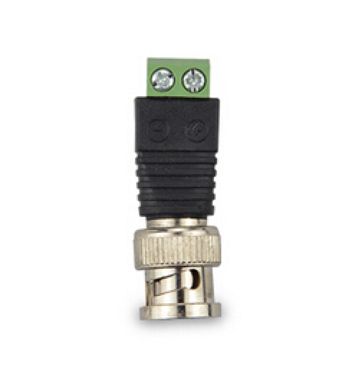 Mini Coax CAT5 To Camera CCTV BNC UTP Video Balun Connector Adapter BNC Plug For CCTV System niceeshop - 1