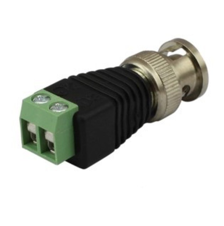 Mini Coax CAT5 To Camera CCTV BNC UTP Video Balun Connector Adapter BNC Plug For CCTV System niceeshop - 8