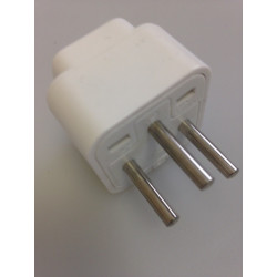 AC adapter israel 3 round pins with ground skross - 7