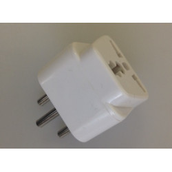 AC adapter israel 3 round pins with ground skross - 3