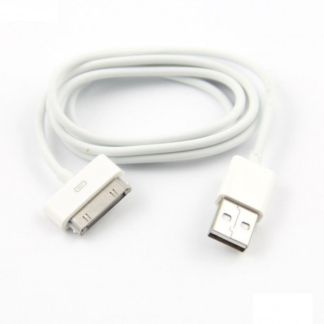 Cargador USB de sincronización de datos por cable para iPad2 3 para el  iPhone 4 4S 3G para iPod para el Nano para el tacto de