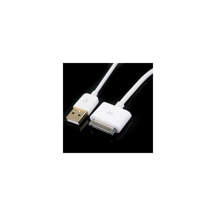 Cargador USB de sincronización de datos por cable para iPad2 3 para el iPhone 4 4S 3G para iPod para el Nano para el tacto de la