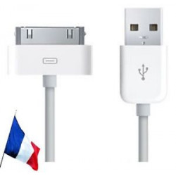 Cordon câble USB chargeur IPhone 3/3GS 4/4S iPad 2 ipod Shuffle,nano