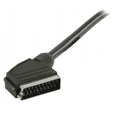SCART-Kabel mit der SCART-Adapter SCART-Adapter männlich schwarz 3,00 m konig - 3