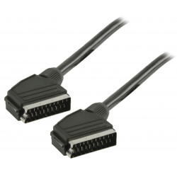 Cavo SCART con adattatore SCART adattatore SCART maschio maschio nero 3,00 m konig - 2