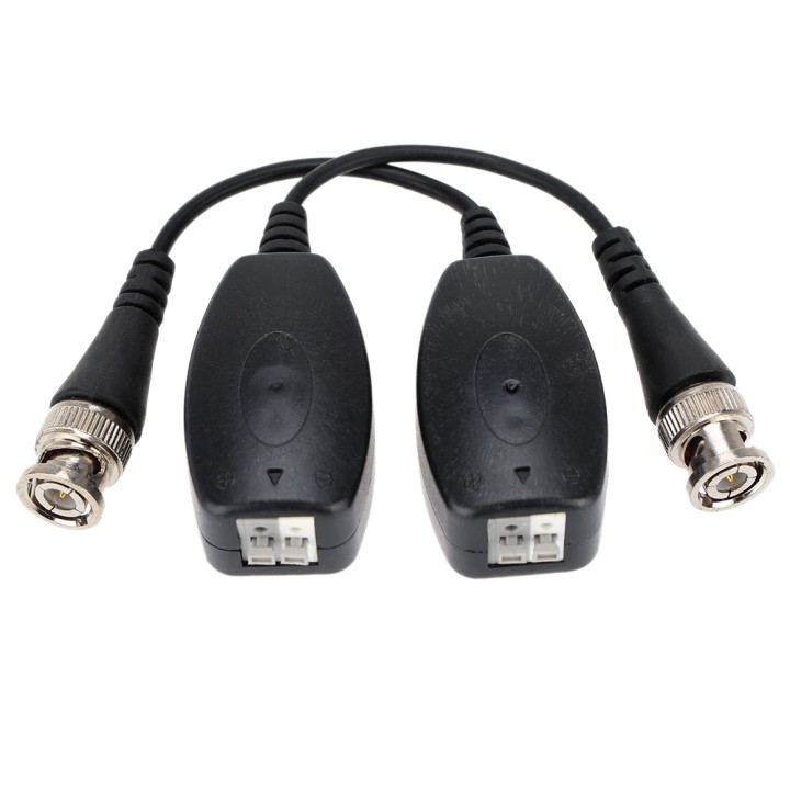 1 Canale Video Balun passivo ricetrasmettitore BNC UTP CAT5 per CCTV cablematic - 2