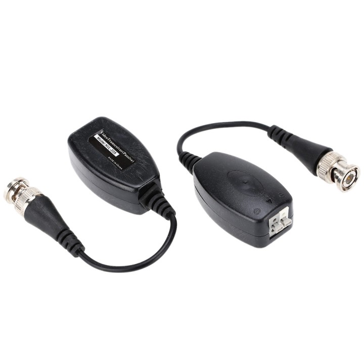 1 Channel Passive Video Balun Transceiver BNC to UTP CAT5 Cable for CCTV cablematic - 4