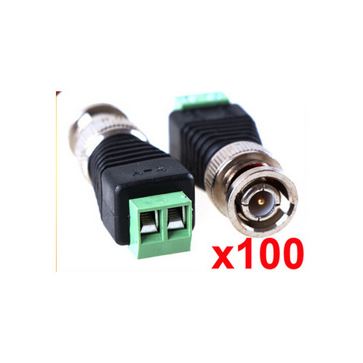 Mini Coax CAT5 Kamera CCTV BNC UTP Video Balun-Stecker-Adapter BNC-Stecker für CCTV-System xcsource - 1