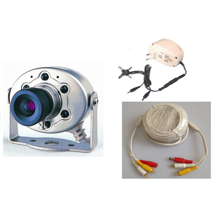 Camara vigilencia video color 12v cmos objetivoc video vigilencia camaras colores jr international - 1