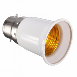 5 pcs b22 to e27 light for led light lamp bulbs base holder adapter converter 12v 24v 48v 220v lampholder conversion 5 star ligh