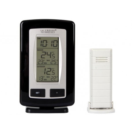 868MHz temperature station display indoor and outdoor temperatures WS9245 la crosse technology - 1
