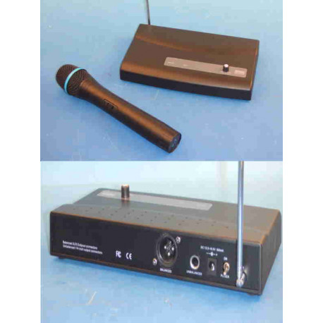 Receiver high frequency 1 channel 1 microphonewithout wire high frequency hf 260mhz 30 130m sono micro hf without wire