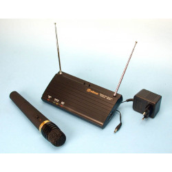 Ricevitore hf 1 canal + 1 microfono senza filo hf 212.320mhz 30 130m per sonorizzazione ricevitori ottima ricezione velleman - 1