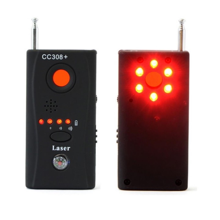 Anti-Spy RF Signal Bug Detector, Full Range Wireless Automatic Detection Hidden Camera/ IP Lens/ GMS BUG/ RF Signal Detector Fin