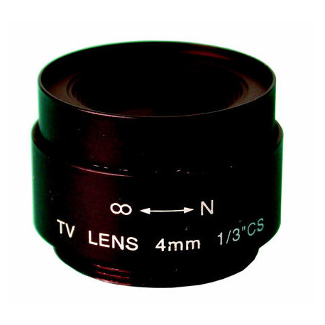 Obiettivo telecamera senza diaframma 4mm per ckvso, cck ecc… obiettivi telecamere obiettivi telecamere jr international - 1