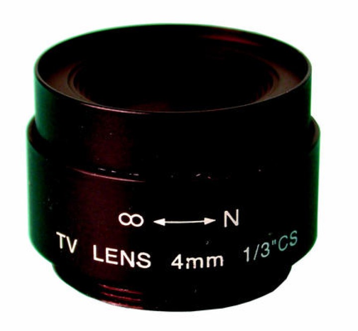 Objetivo camara 4mm para ckvso, cck etc…accessorio video vigilencia objetivos jr international - 1