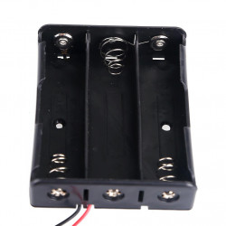 La caja del sostenedor de batería para 3 x 18650 3.7V Baterías dealx - 3