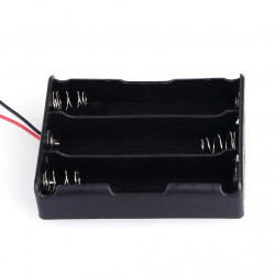 La caja del sostenedor de batería para 3 x 18650 3.7V Baterías dealx - 4