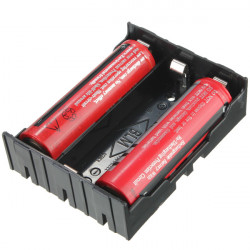 La caja del sostenedor de batería para 3 x 18650 3.7V Baterías dealx - 7