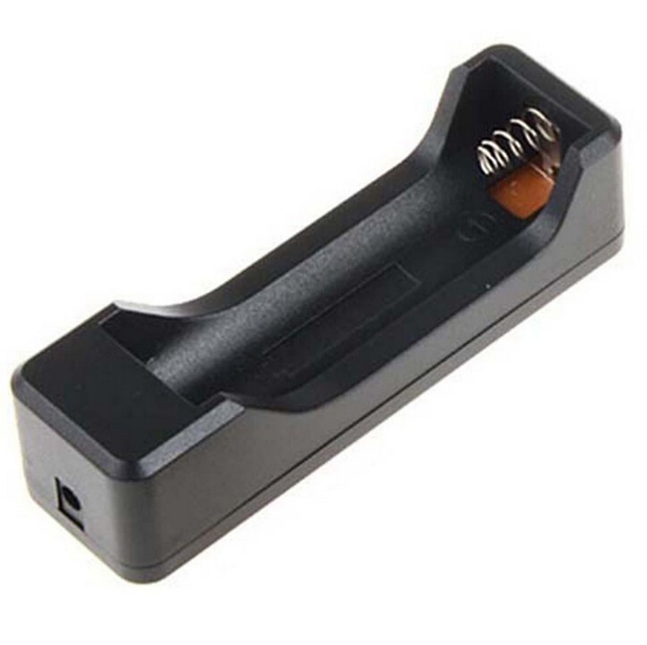 Boitier Bloc Coupleur Support de 1 Batterie Pile rechargeable 18650 3.7v pour chargeur 220v 4.2v man friday - 5